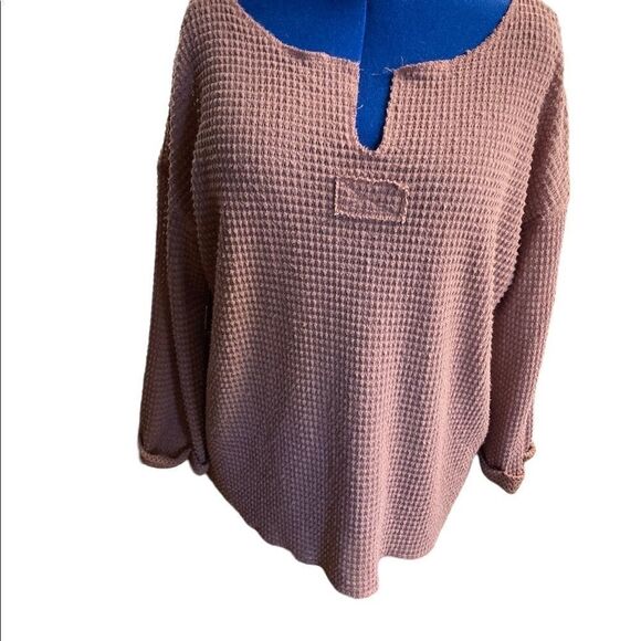 JODIFL, Women’s Oversized Top, Light Lavender, Size Large, long cuffed sleeves - Picture 1 of 8